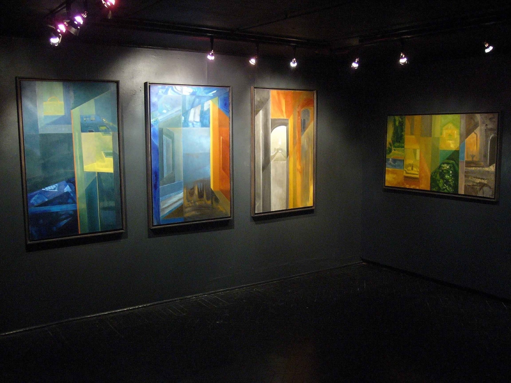 Obrazy z cyklu Realne-nierealne, 2004-2005