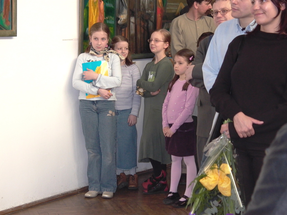 Wernisaż w dniu 14.04. 2004