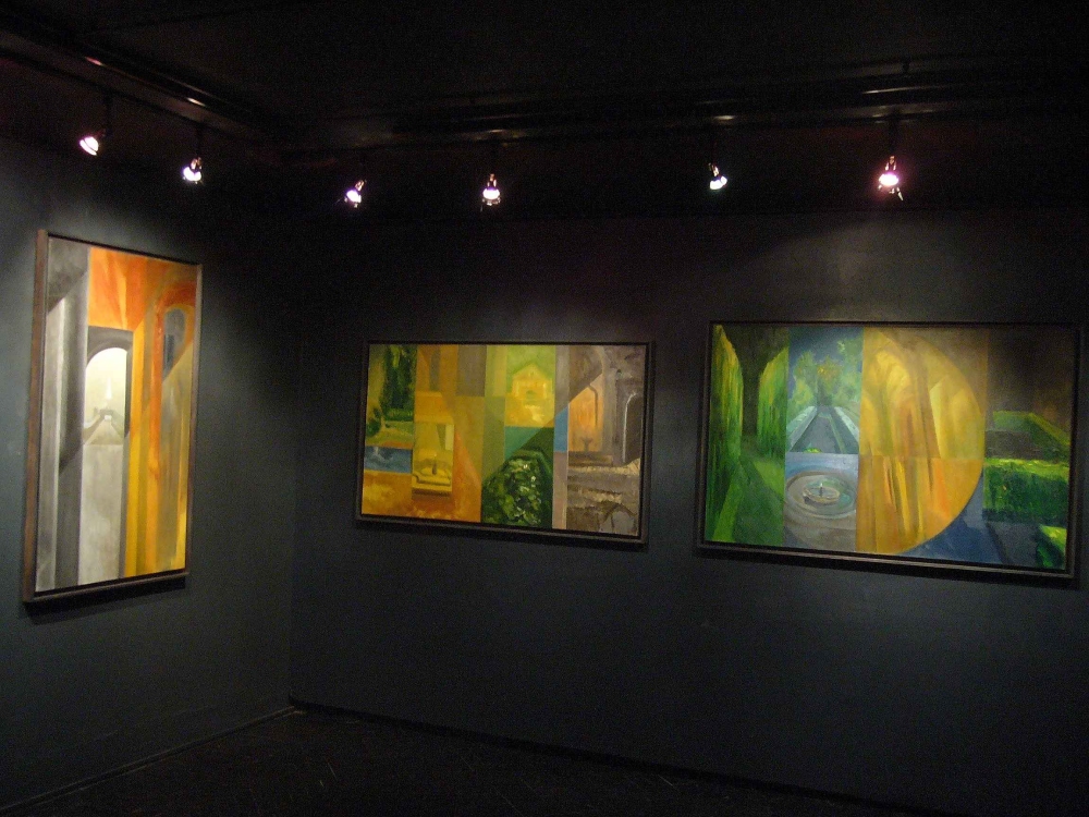 Obrazy z cyklu Realne-nierealne, 2004-2005