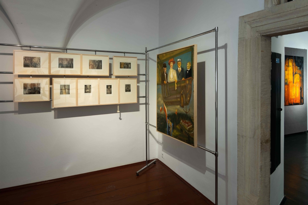 Grafiki z cyklu Katedra Prousta, 2016-2019, obraz Elita , 1990-1991