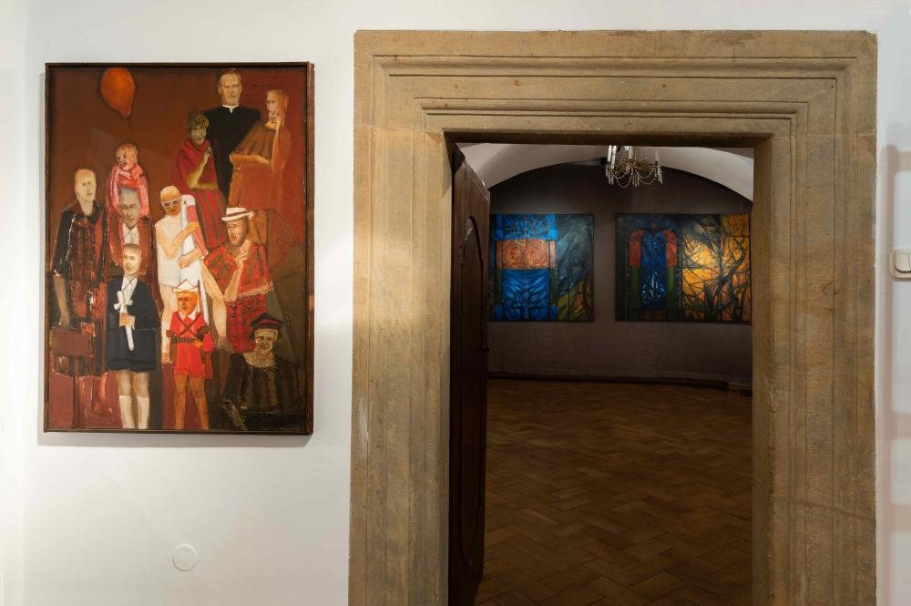 Obrazy: czas zatrzymany XI, 1981; w głebi z cyklu Katedra , 2015-2017