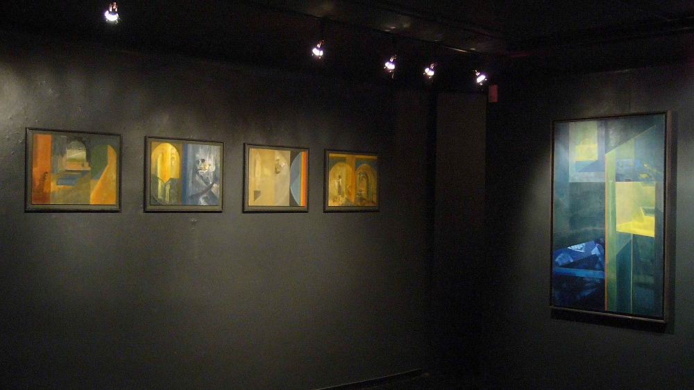 Obrazy z cyklu Realne-nierealne, 2004-2005