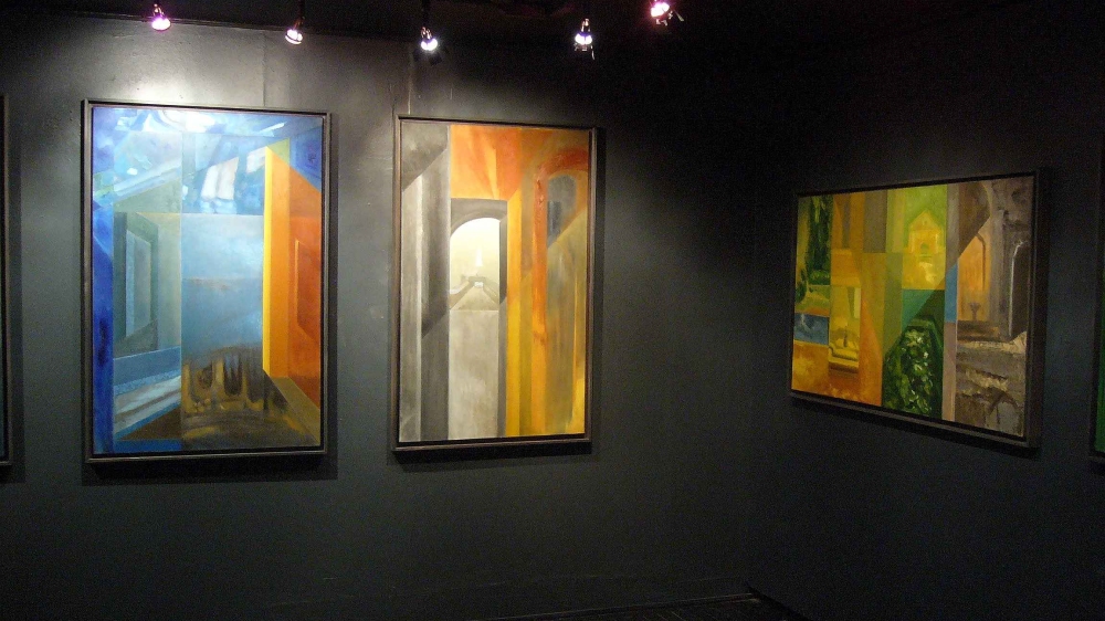 Obrazy z cyklu Realne-nierealne, 2004-2005