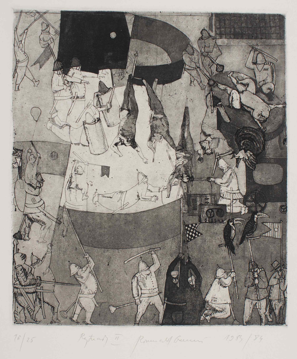R.Oramus, Rytuały II, 1983-84, intaglio