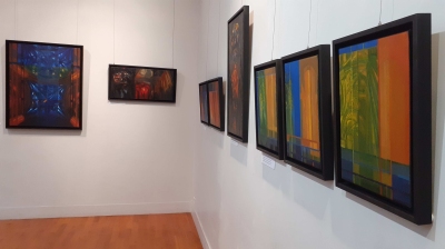 Obrazy z  cyklu Katedra z lat  2015-2019