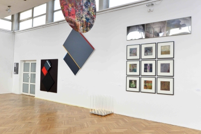 Prace od lewej T.G.Wiktora, G. Borowik, w górze A. Pieńka