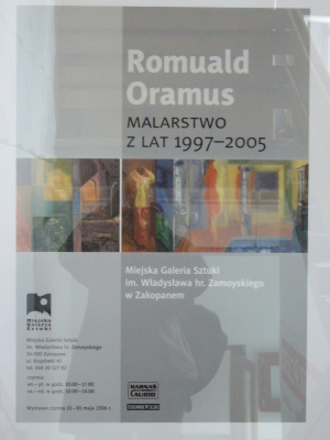 Plakat wystawy w BWA w Zakopanem