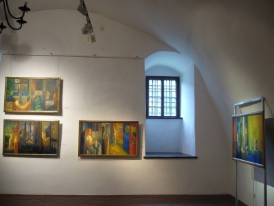 Obrazy z cyklu Rytuały codzienności z lat 2002-2003