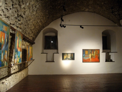 Obrazy z cyklu Rytuały codzienności z lat 2000-2003