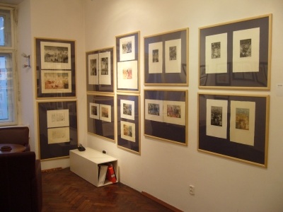 Grafiki z cyklu Rytuały (1982-1984) oraz Rytuały. Pompa funebris (1985), odbitki czarno-białe i kolorowe