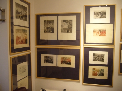 Grafiki z cyklu Rytuały (1982-1984) oraz Rytuały. Pompa funebris (1985), odbitki czarno-białe i kolorowe