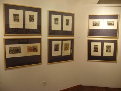 Grafiki z cyklu Rytuały (1982-1984) oraz Rytuały. Pompa funebris (1985), odbitki czarno-białe i kolorowe