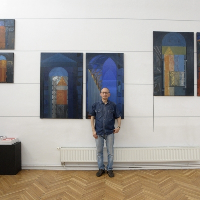 Obrazy z cyklu Katedra z lat 2007-2011 i autor