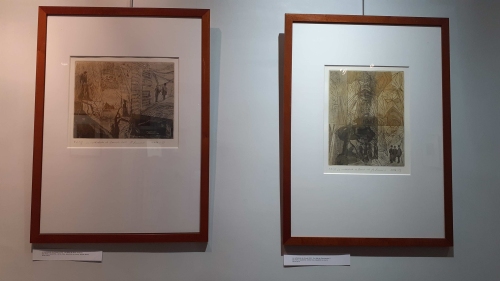 Grafiki z cyklu Katedra Prousta, 2016-2019