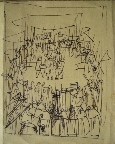 Rytuały 1982, szkic 3